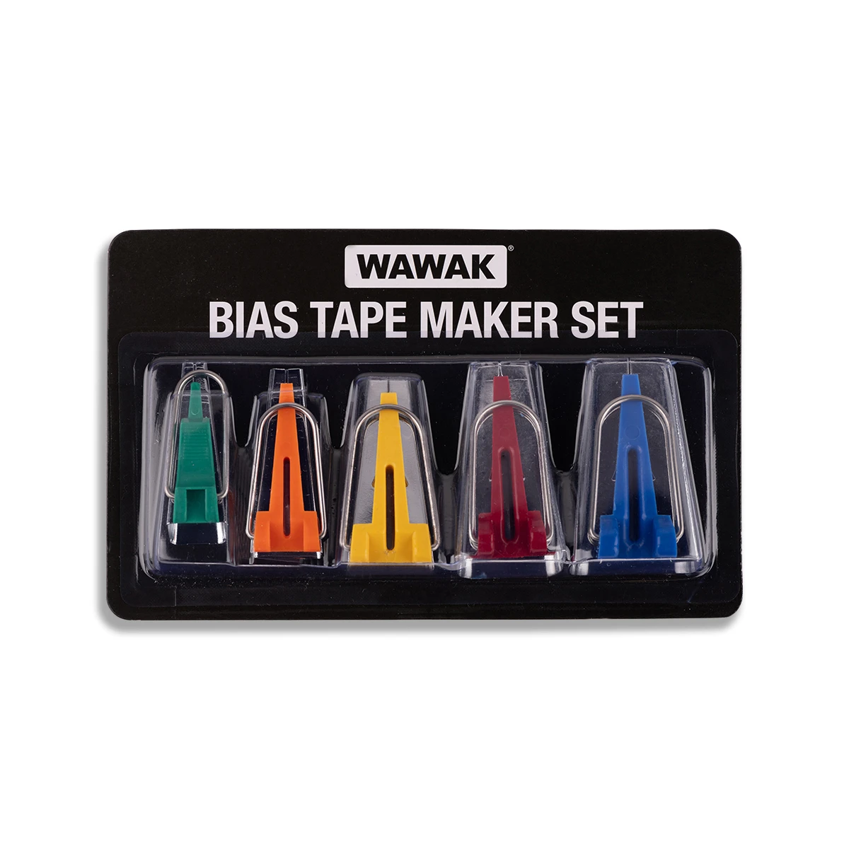 5pcs Bias Tape Maker Set - Assorted Colors 3 5pcs Bias Tape Maker Set - Assorted Colors